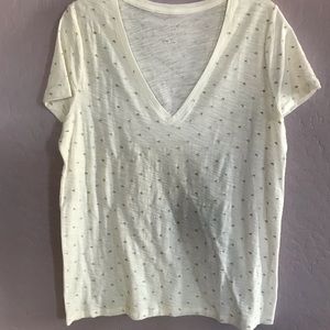 Cream Short Sleeve Shirt